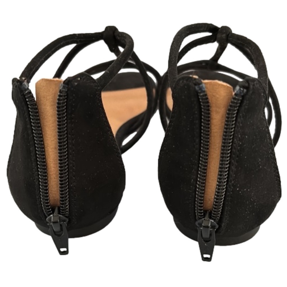 A New Day Samina Microsuede Gladiator Sandals, Size 7.5, Black - Picture 5 of 8